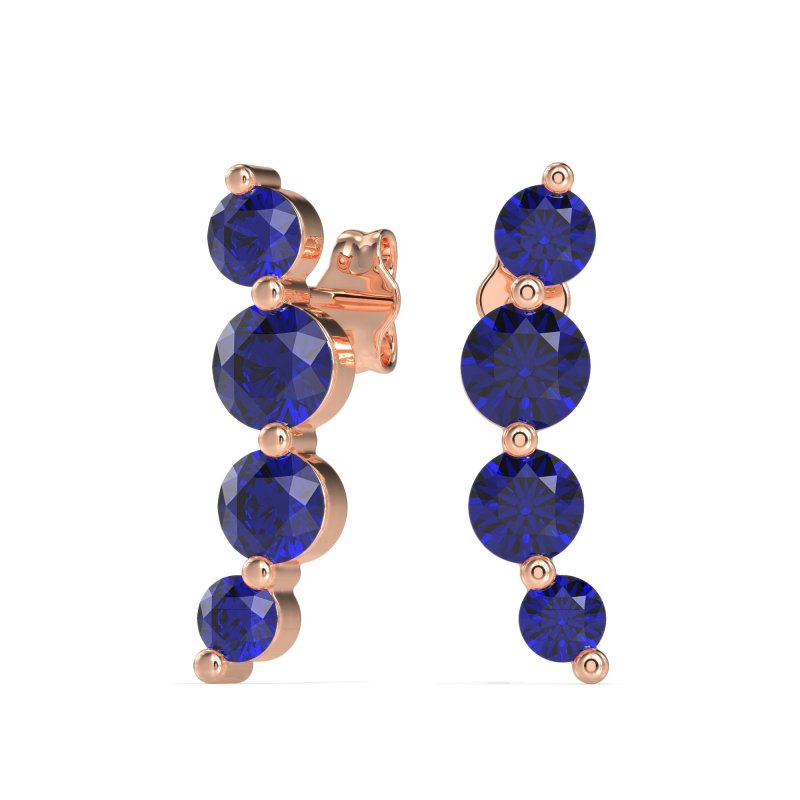 Graduated Ear Crawler Earrings