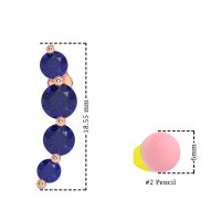 Graduated Ear Crawler Earrings