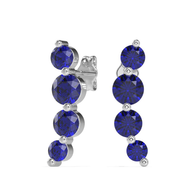 Graduated Ear Crawler Earrings