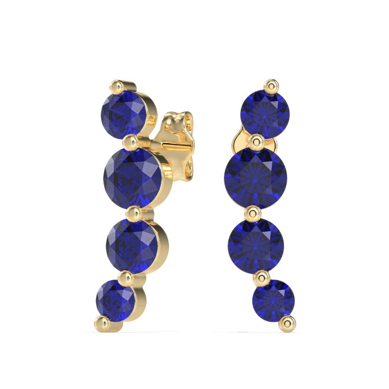Graduated Ear Crawler Earrings