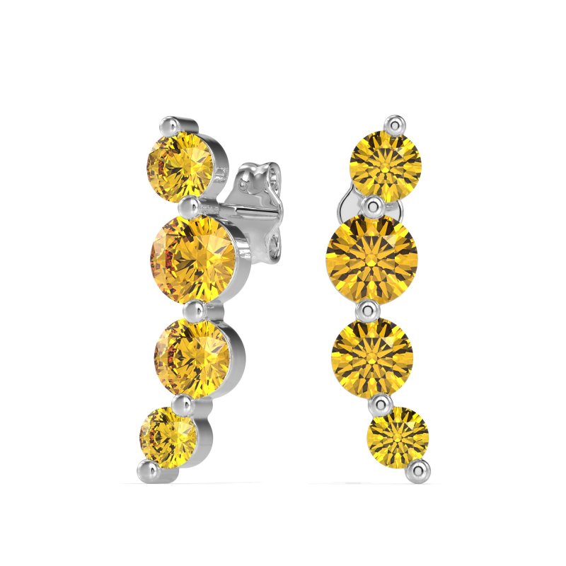 Graduated Ear Crawler Earrings