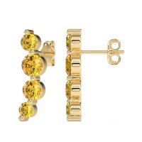 Graduated Ear Crawler Earrings