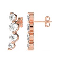 Graduated Ear Crawler Earrings