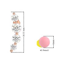 Graduated Ear Crawler Earrings