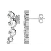 Graduated Ear Crawler Earrings