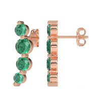 Graduated Ear Crawler Earrings