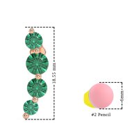 Graduated Ear Crawler Earrings