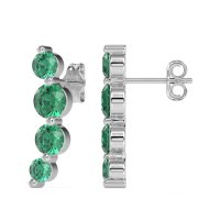 Graduated Ear Crawler Earrings