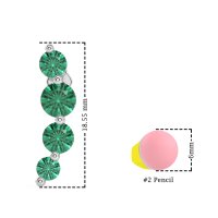 Graduated Ear Crawler Earrings