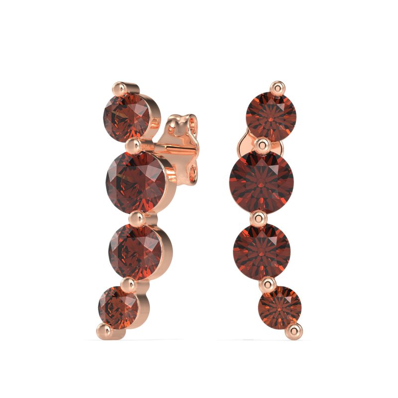 Graduated Ear Crawler Earrings