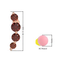 Graduated Ear Crawler Earrings