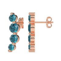 Graduated Ear Crawler Earrings