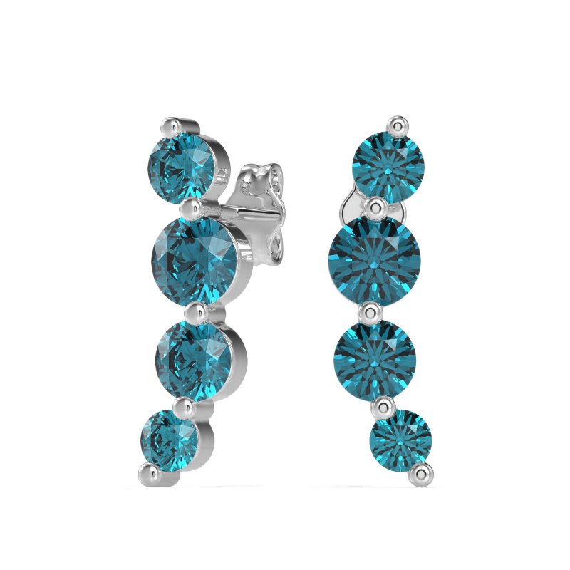 Graduated Ear Crawler Earrings