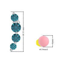 Graduated Ear Crawler Earrings