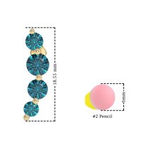 Graduated Ear Crawler Earrings