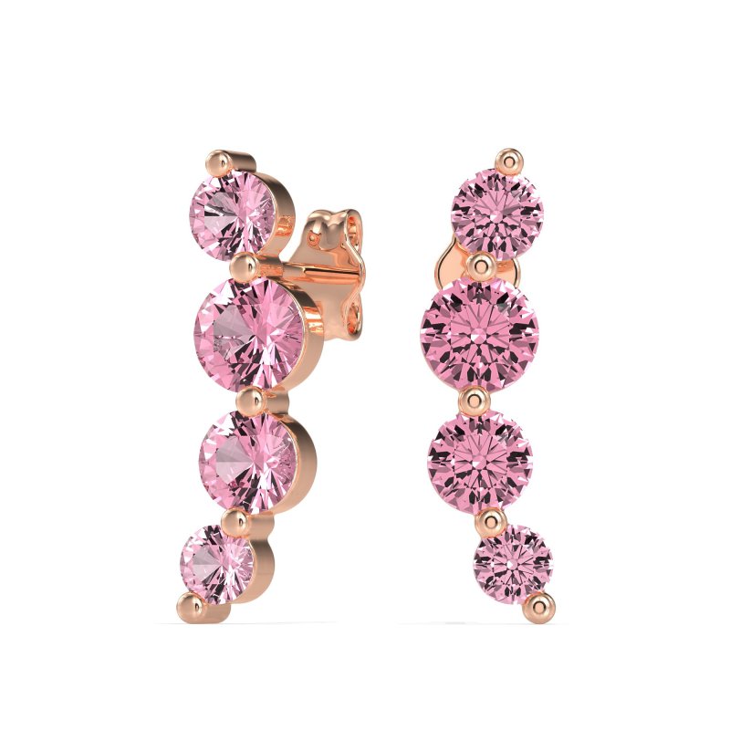 Graduated Ear Crawler Earrings