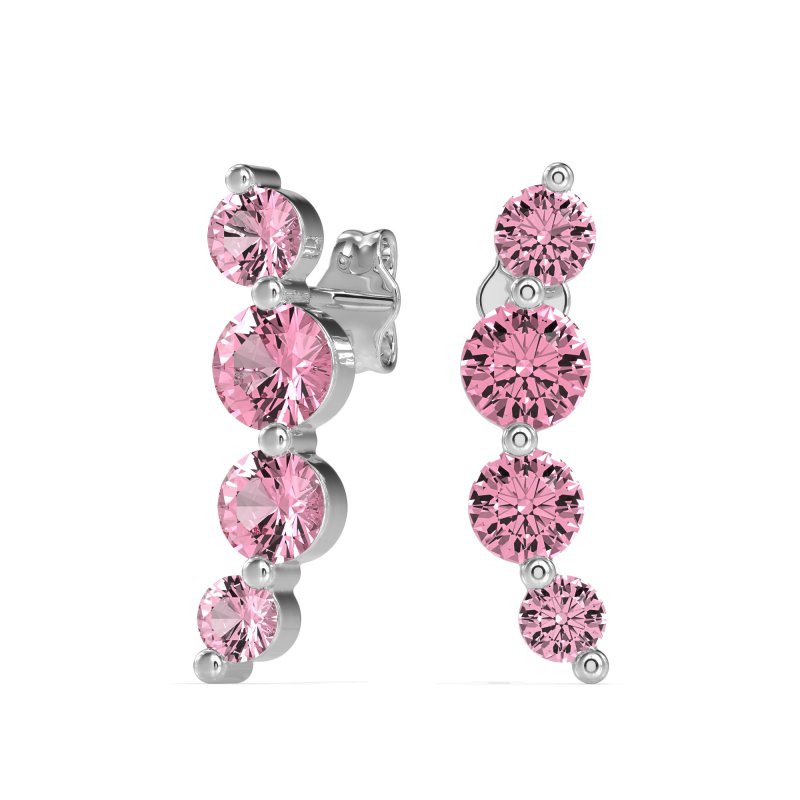 Graduated Ear Crawler Earrings