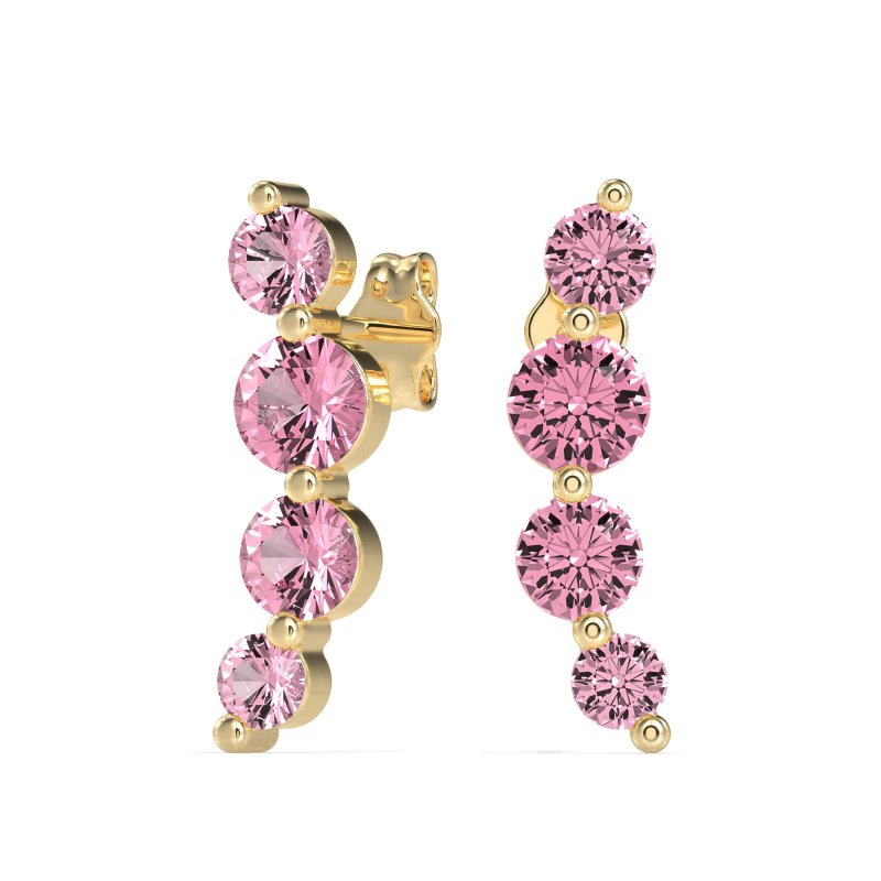 Graduated Ear Crawler Earrings