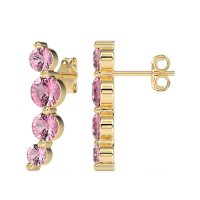 Graduated Ear Crawler Earrings