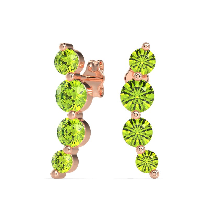 Graduated Ear Crawler Earrings