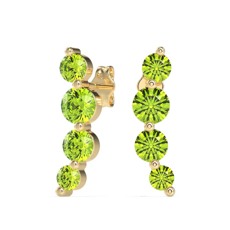 Graduated Ear Crawler Earrings