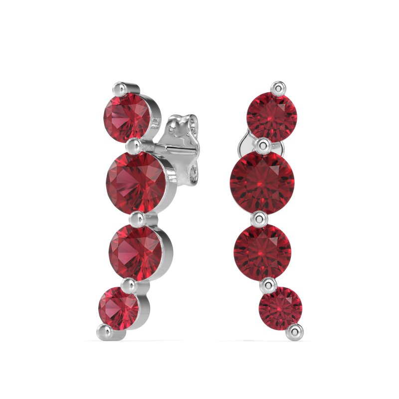 Graduated Ear Crawler Earrings