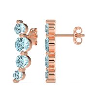 Graduated Ear Crawler Earrings