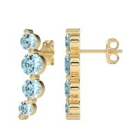 Graduated Ear Crawler Earrings