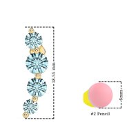 Graduated Ear Crawler Earrings