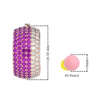 Pave Huggie Hoop Earrings