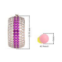 Pave Huggie Hoop Earrings