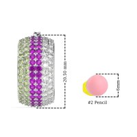 Pave Huggie Hoop Earrings
