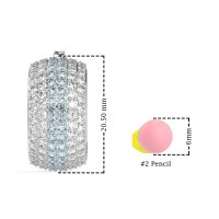 Pave Huggie Hoop Earrings