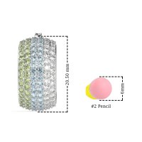 Pave Huggie Hoop Earrings