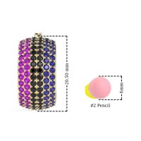 Pave Huggie Hoop Earrings