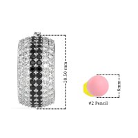 Pave Huggie Hoop Earrings