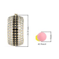 Pave Huggie Hoop Earrings
