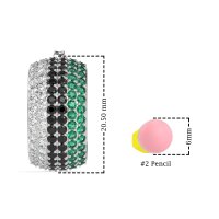 Pave Huggie Hoop Earrings