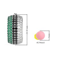Pave Huggie Hoop Earrings