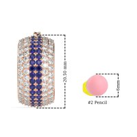 Pave Huggie Hoop Earrings