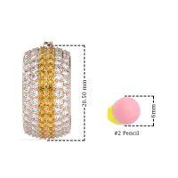 Pave Huggie Hoop Earrings