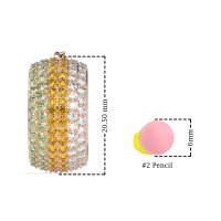 Pave Huggie Hoop Earrings