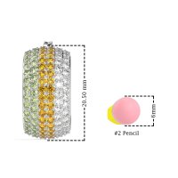 Pave Huggie Hoop Earrings