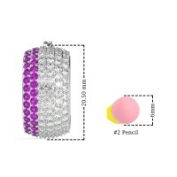 Pave Huggie Hoop Earrings