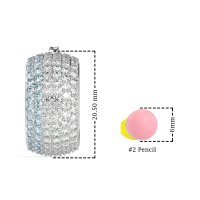 Pave Huggie Hoop Earrings