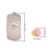 Pave Huggie Hoop Earrings