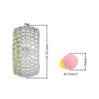 Pave Huggie Hoop Earrings