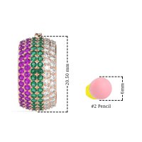 Pave Huggie Hoop Earrings