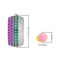 Pave Huggie Hoop Earrings