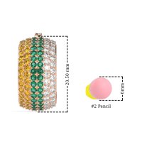 Pave Huggie Hoop Earrings